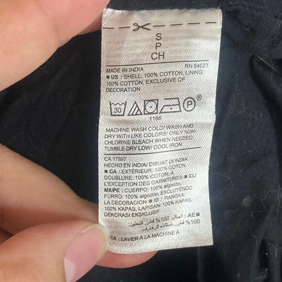 Old Navy Black Off Shoulder Mini Dress Size Small - Picture 6 of 6